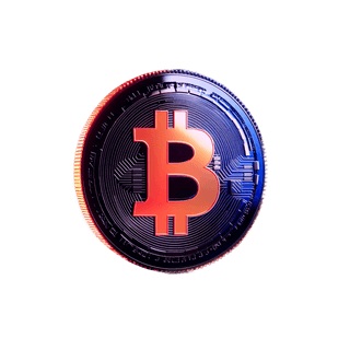 Visualisierung von Daten für Krypto-Marktanalyse als Floating Card
